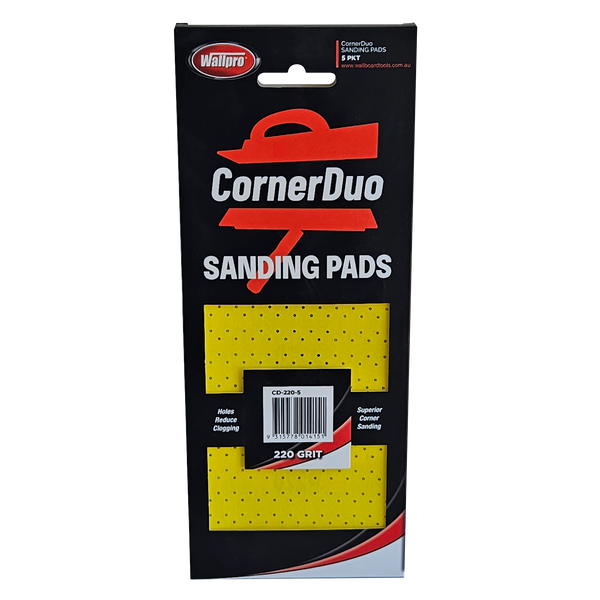 牆板工具 CornerDuo 打磨墊 220g 5 件裝
